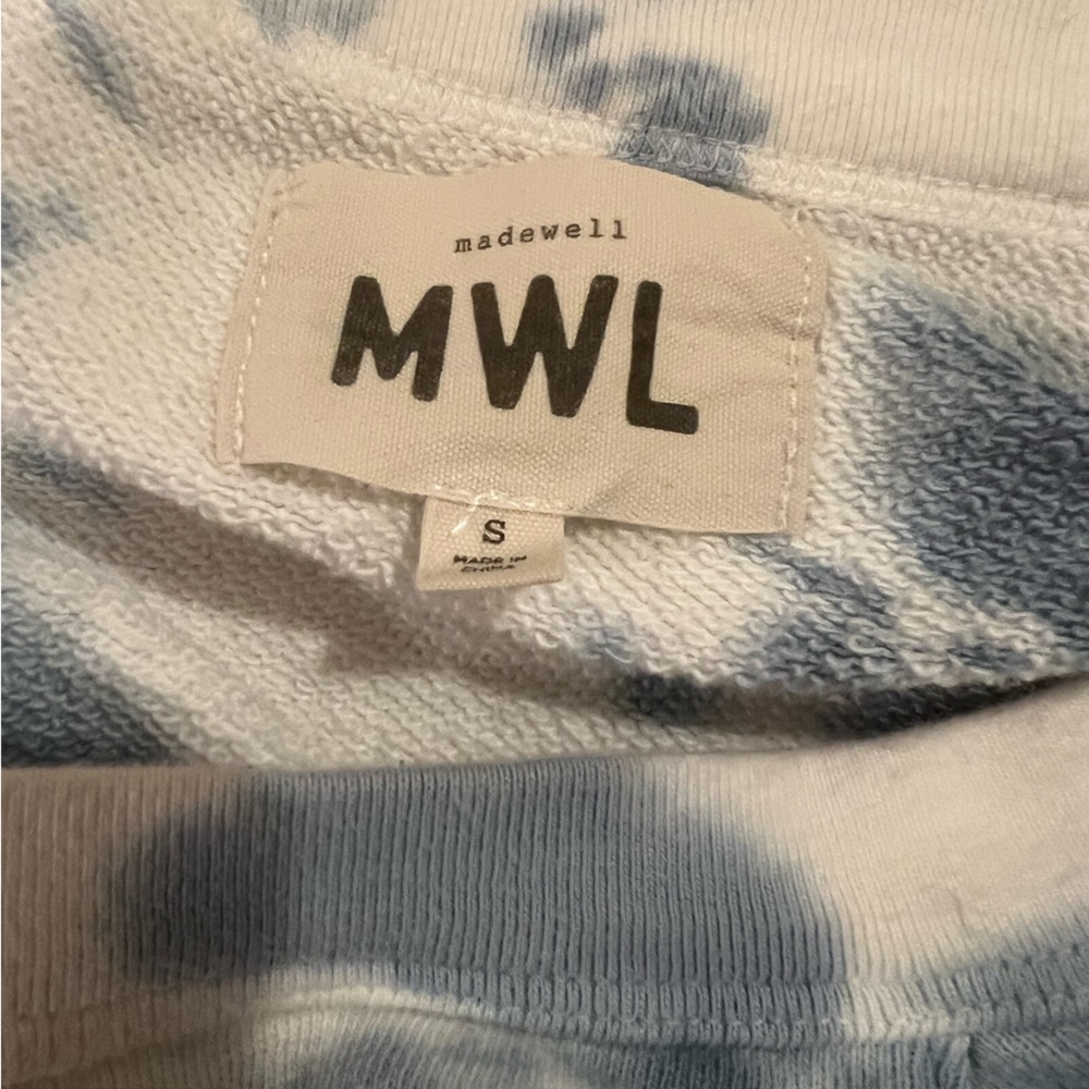 MWL Tie-Dye Oversized Raglan Sweatshirt Small - Picture 5 of 6